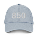 850 Florida Panhandle Area Code.Denim Dad Hat
