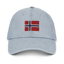 Norway Flag Denim Dad Hat