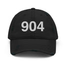 904 Jacksonville Area Code Distressed Dad Hat