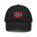 Norway Flag Distressed Dad Hat.