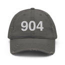 904 Jacksonville Area Code Distressed Dad Hat
