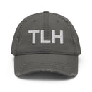 TLH Tallahassee Airport Code Distressed Dad Hat