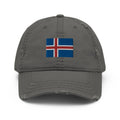 Iceland Flag Distressed Dad Hat