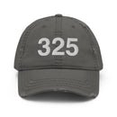 325 Abilene TX Area Code Distressed Dad Hat