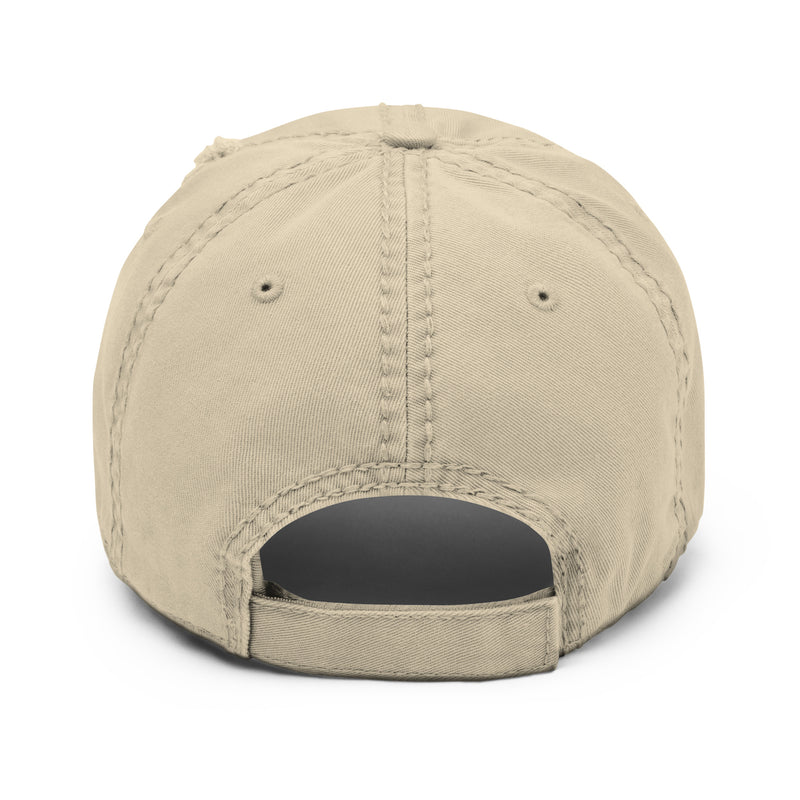Stonks Box Logo Distressed Dad Hat