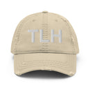 TLH Tallahassee Airport Code Distressed Dad Hat