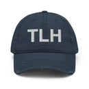 TLH Tallahassee Airport Code Distressed Dad Hat