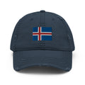 Iceland Flag Distressed Dad Hat