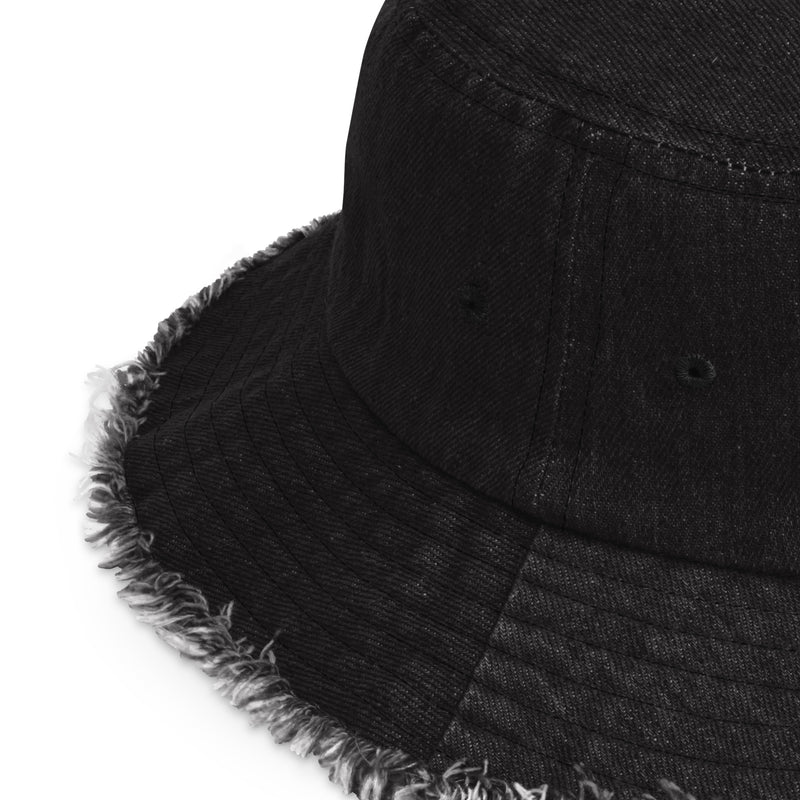 Boulder Colorado Flag Distressed Bucket Hat