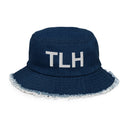 TLH Tallahassee Airport Code Distressed Bucket Hat