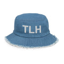 TLH Tallahassee Airport Code Distressed Bucket Hat