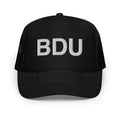 BDU Boulder Airport Code Foam Trucker Hat