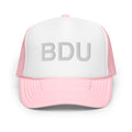 BDU Boulder Airport Code Foam Trucker Hat