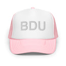 BDU Boulder Airport Code Foam Trucker Hat