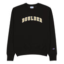 Boulder Colorado Collegiate Crest Champion Sweatshirt