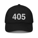 405 Oklahoma Area Code Organic Cotton Dad Hat