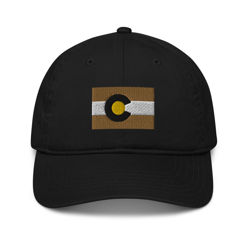 Boulder Colorado Flag Organic Cotton Dad Hat
