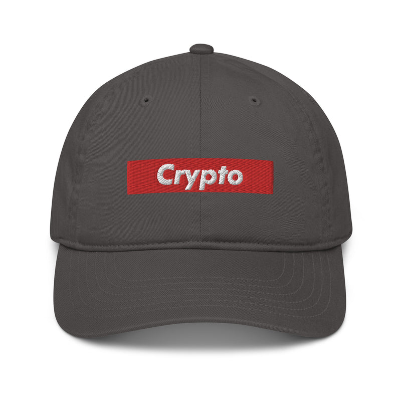 Crypto Box Logo Organic Cotton Dad Hat