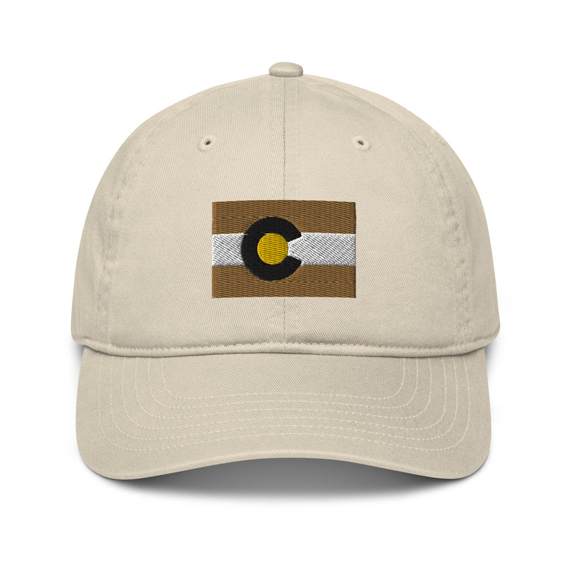 Boulder Colorado Flag Organic Cotton Dad Hat
