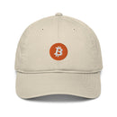 Bitcoin Logo Organic Cotton Dad Hat