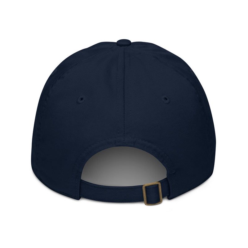Orange and White SYR Syracuse Airport Code Organic Cotton Dad Hat