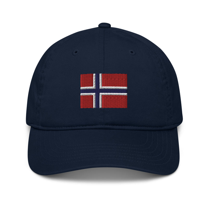 Norway Flag Organic Cotton Dad Hat
