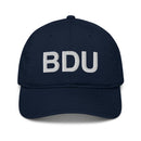BDU Boulder Airport Code Organic Cotton Dad Hat