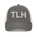TLH Tallahassee Airport Code Faded Trucker Hat