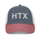 HTX Houston Texas Faded Trucker Hat