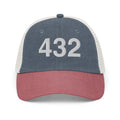 432 West Texas Area Code Faded Trucker Hat