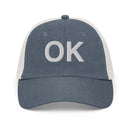 Oklahoma OK Faded Trucker Hat