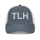 TLH Tallahassee Airport Code Faded Trucker Hat