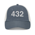 432 West Texas Area Code Faded Trucker Hat