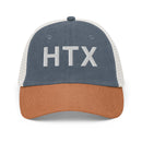 HTX Houston Texas Faded Trucker Hat