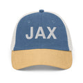 JAX Jacksonville Airport Code Faded Trucker Hat