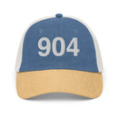904 Jacksonville Area Code  Faded Trucker Hat