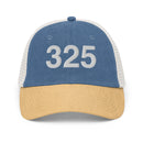 325 Abilene TX Area Code Faded Trucker Hat