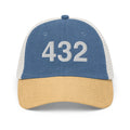 432 West Texas Area Code Faded Trucker Hat