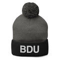 BDU Boulder Airport Code Pom-Pom Beanie