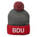 BDU Boulder Airport Code Pom-Pom Beanie