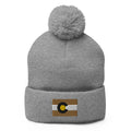 Boulder Colorado Flag Pom-Pom Beanie