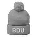 BDU Boulder Airport Code Pom-Pom Beanie