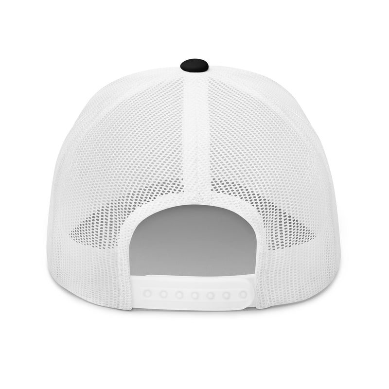 Orange and White SYR Syracuse Airport Code Trucker Hat