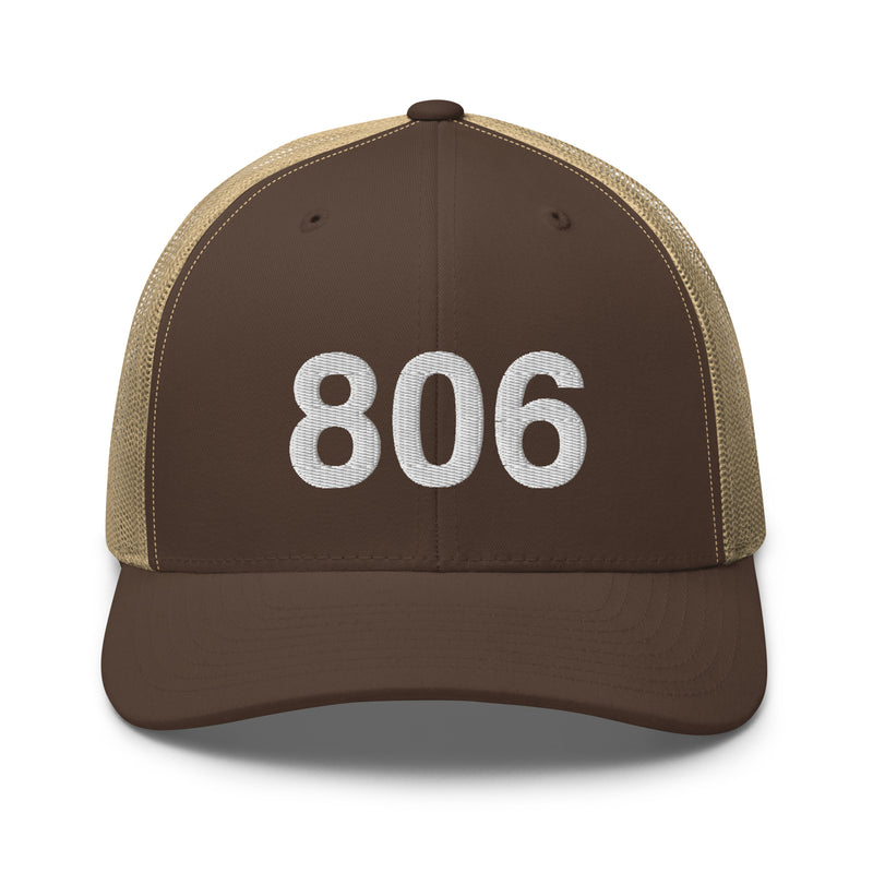 806 Texas Panhandle Area Code Trucker Hat