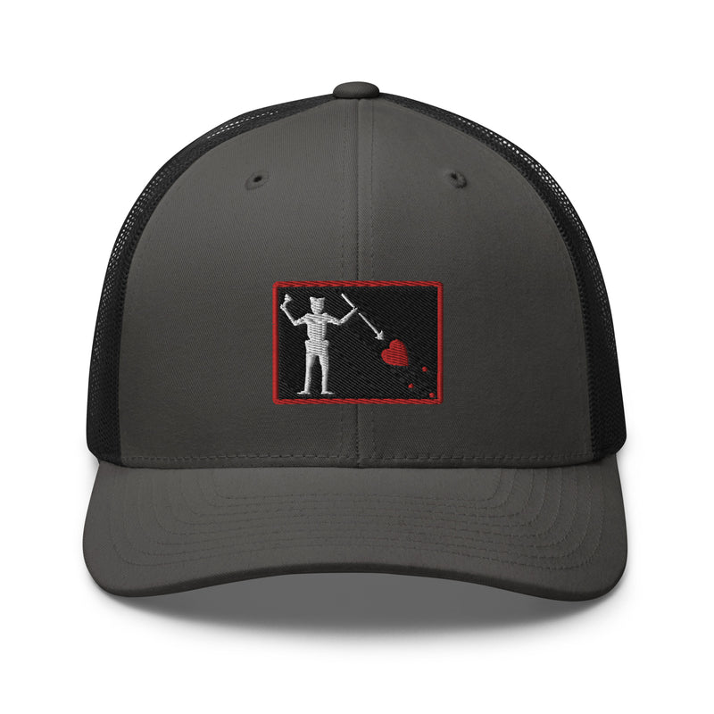 Blackbeard Pirate Flag Trucker Hat