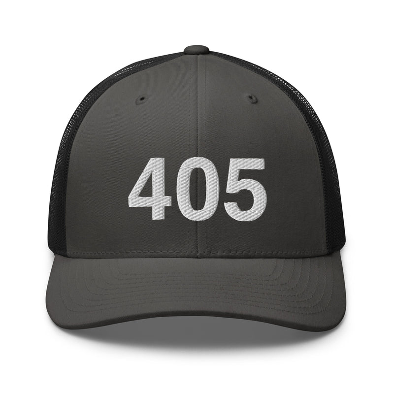 405 Oklahoma Area Code Trucker Hat