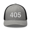 405 Oklahoma Area Code Trucker Hat