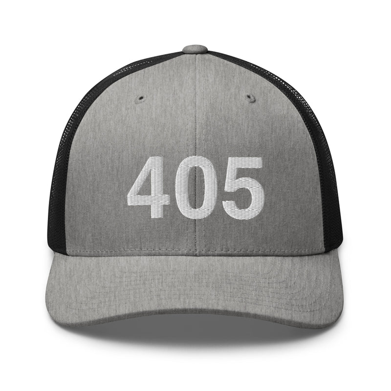 405 Oklahoma Area Code Trucker Hat