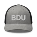 BDU Boulder Airport Code Trucker Hat