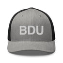 BDU Boulder Airport Code Trucker Hat